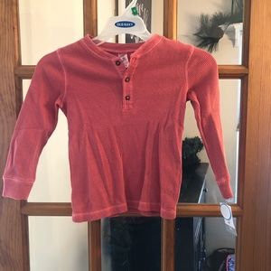 Boys size 3t thermal new long sleeve shirt.